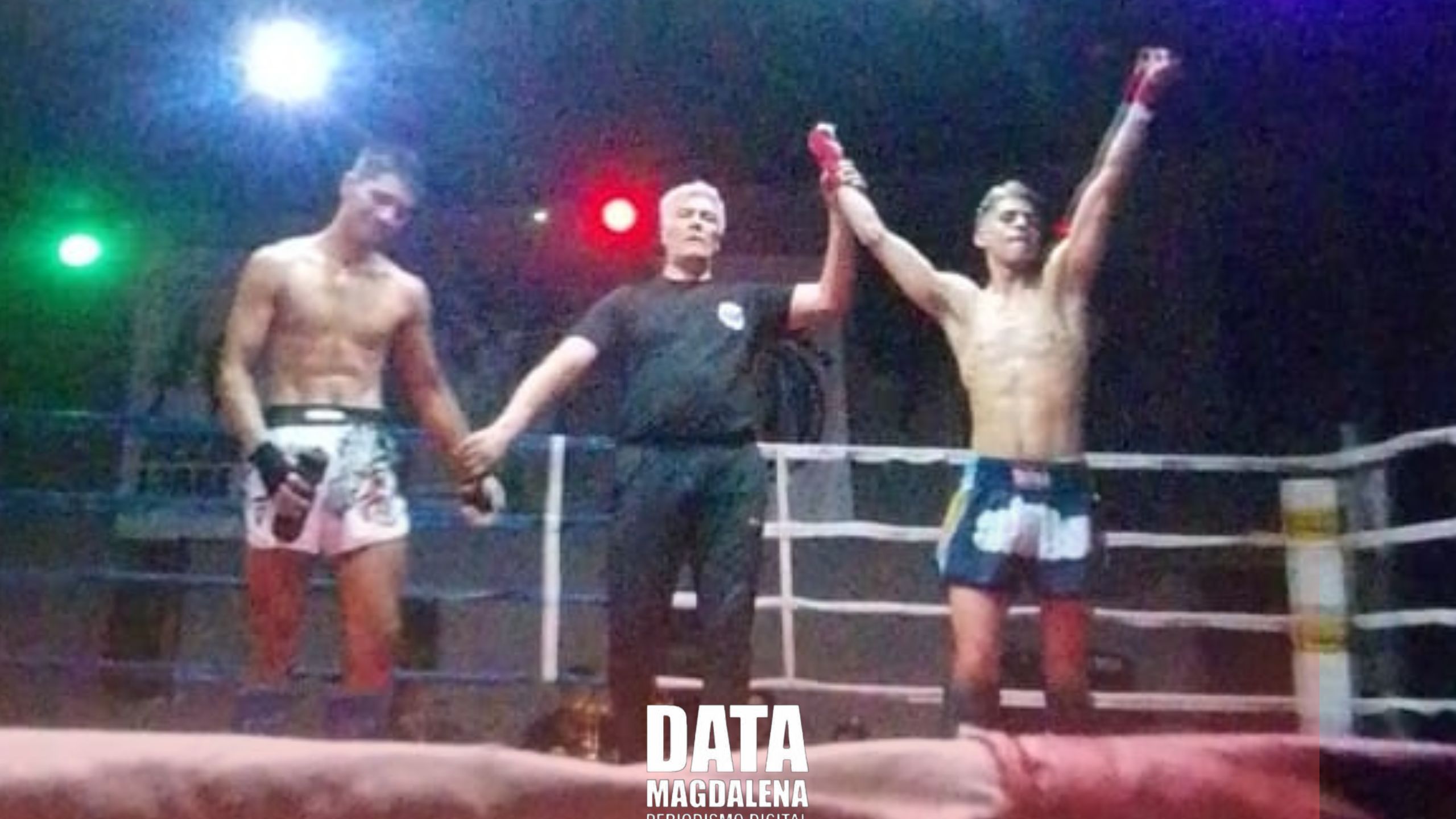 ?El magdalenense Mauricio Lencina se impone en su debut en kick boxing semiprofesional