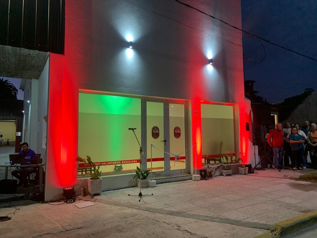 Los Bomberos Voluntarios de Magdalena inauguraron sus nuevas instalaciones