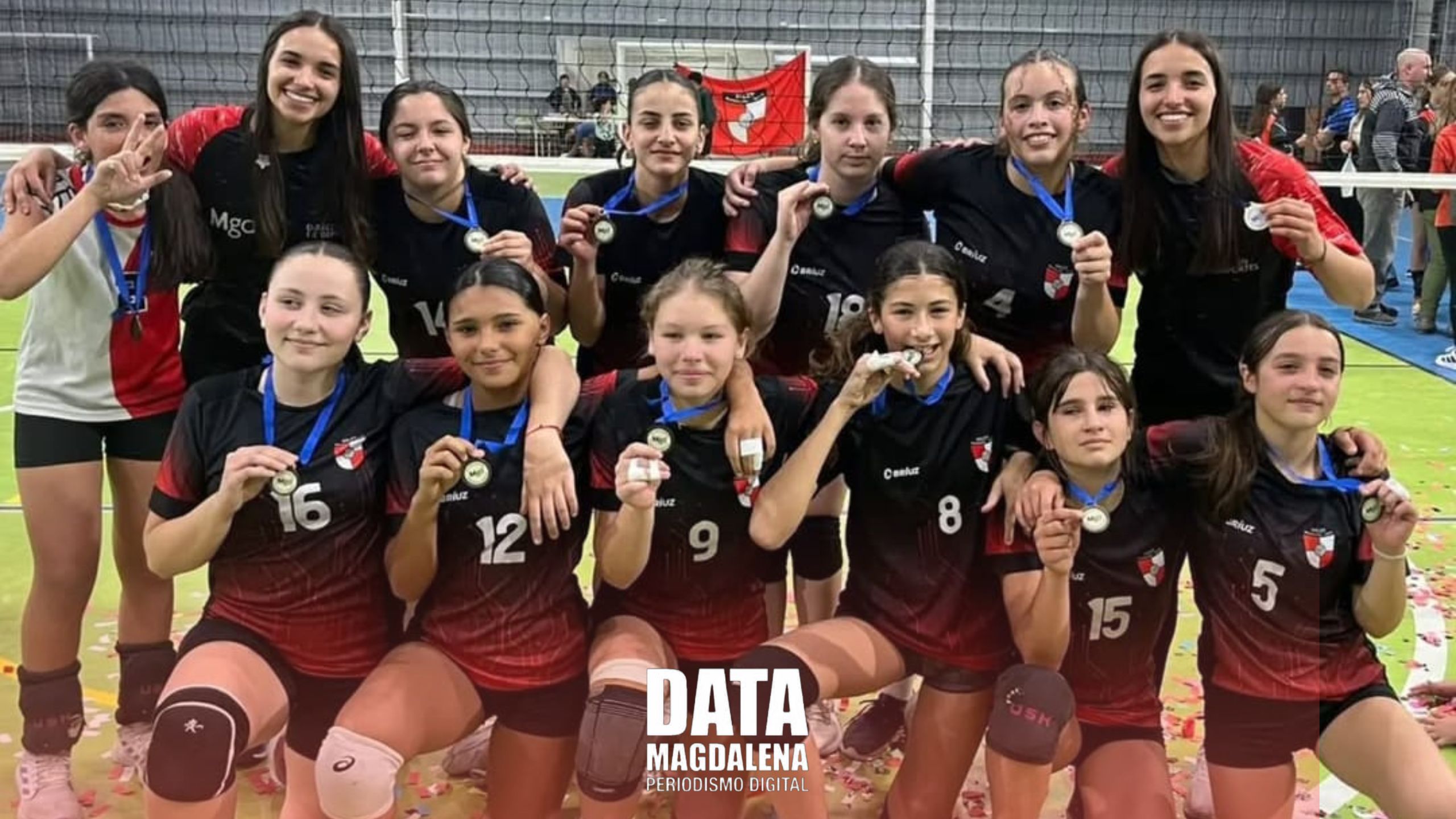 ? La Sub 13 de V&oacute;ley Magdalena se consagr&oacute; campeona de ARVA 2024