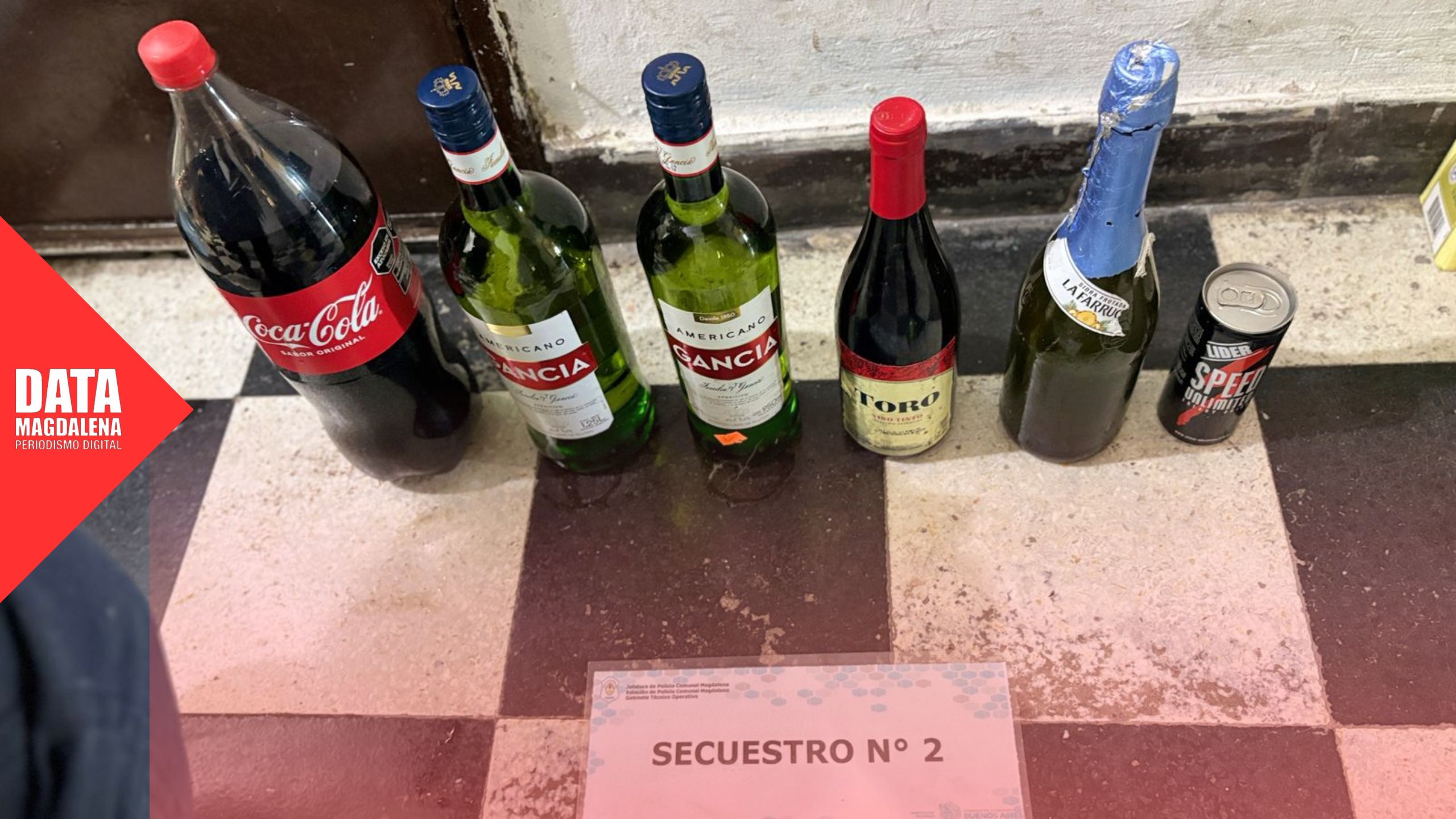 Hurto esclarecido en Magdalena: cinco menores identificados y elementos recuperados